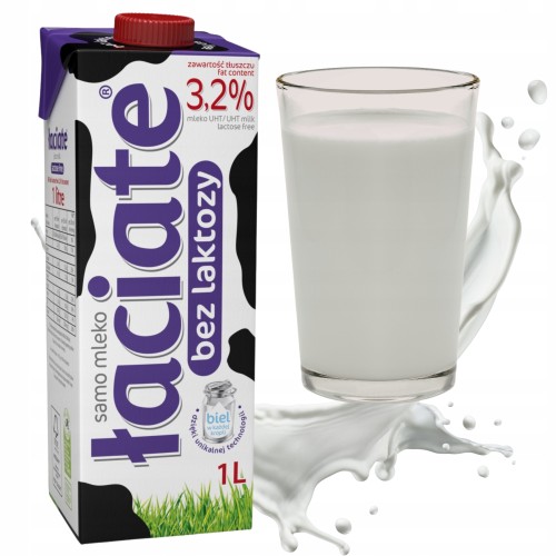 Przejdź do produktu Łaciate Mleko Bez Laktozy Swietnie Pasuje Do Kawy 3,2% 1L UHT
