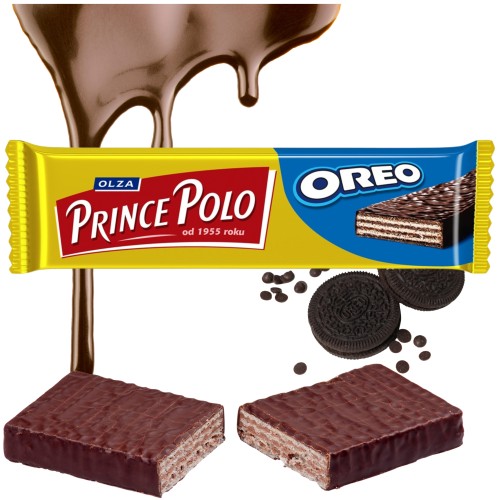 Przejdź do produktu Wafle Prince Polo Inspirowany Smakiem Oreo Wersja XXL 45g