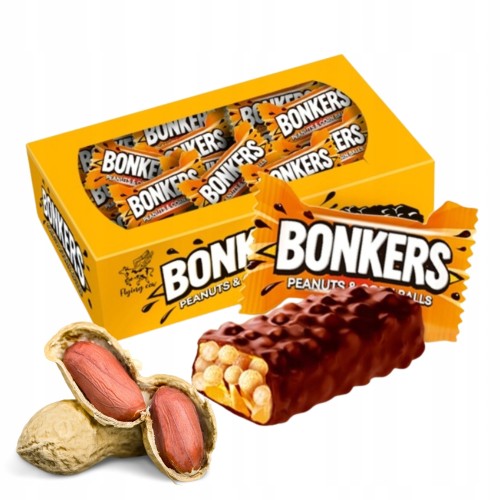 Przejdź do produktu Flying Cow Bonkers batoniki z orzechami i kulkami kukurydzianymi 1 kg