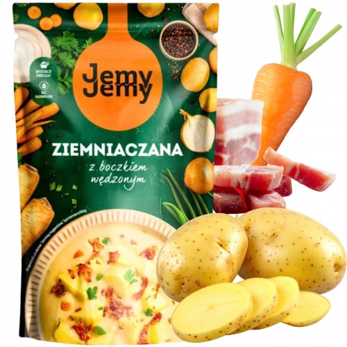 Przejdź do produktu Zupa Jemy Ziemniaczana Z Boczkiem Wędzonym Szybko I Smacznie 450g