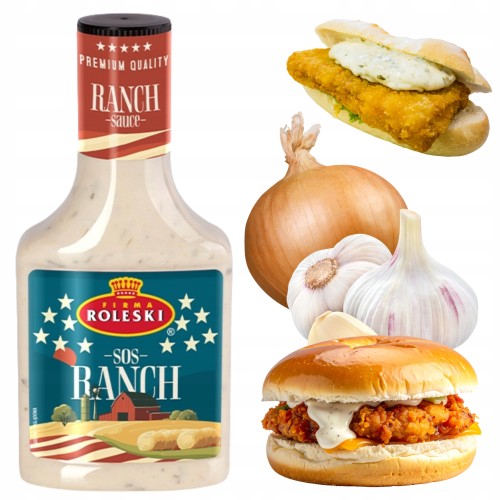 Przejdź do produktu Roleski Sos Ranch Idealny Do Sałatek Oraz Do Kanapek I Burgerów 295