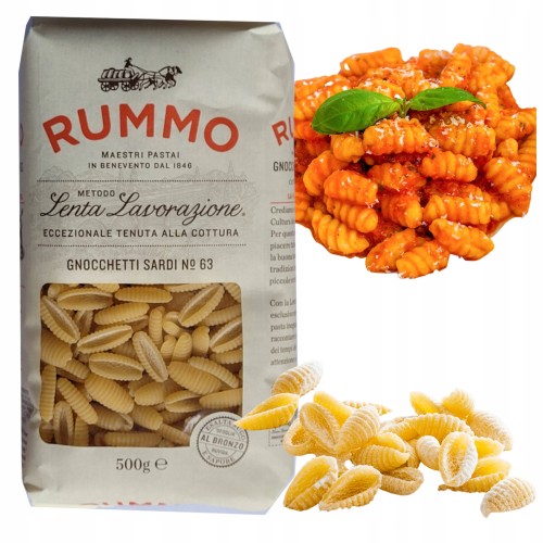 Przejdź do produktu Makaron Rummo Gnocchetti Sardi n.63 Włoski Uniweersalny do Dań 500g