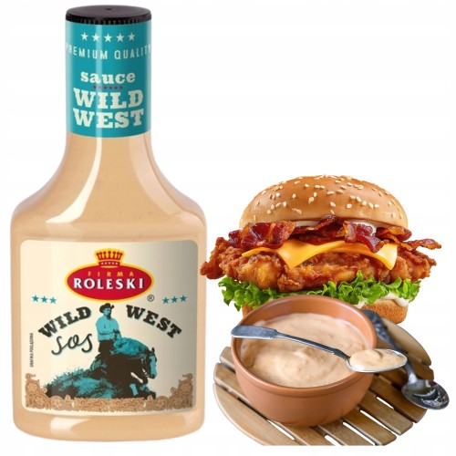 Przejdź do produktu Sos Roleski Premium Wild West Idealny Do Burgerów I Dań Z Grila 310 g