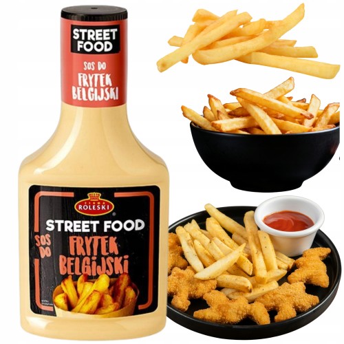 Przejdź do produktu Roleski Sos Belgijski Idealny Do Frytek Belgijskich I Dań Street Food 290g
