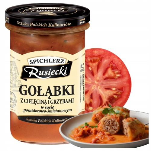 Przejdź do produktu Rusiecki Gołąbki W Sosie Pomidorowym Danie Gotowe Szybkie I Smaczne 470g