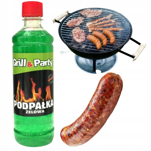 Przejdź do produktu Grill Party Rozpałka Żelowa Szybkie Proste Rozpalenie Grilla 500 ml