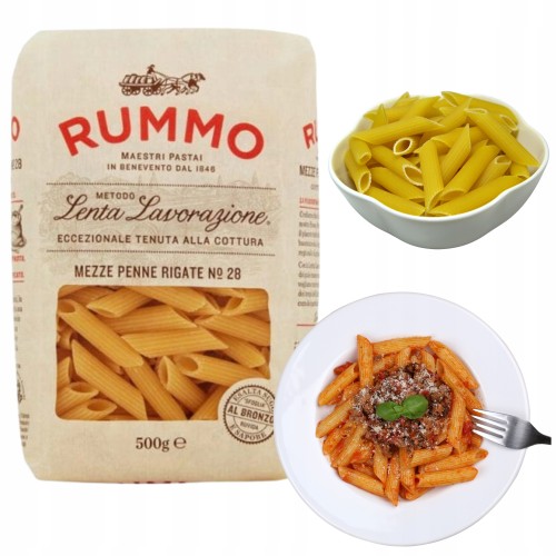 Przejdź do produktu Rummo Makaron Rurki Penne Włoski z Semoliny Naturalny do Dań 500 g