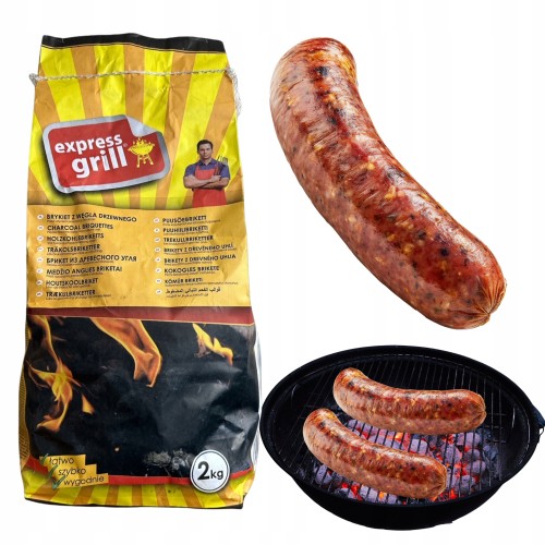Przejdź do produktu Brykiet Z Węgla Drzewnego Ułatwia Szybkie Rozpalenie Grilla 2 kg