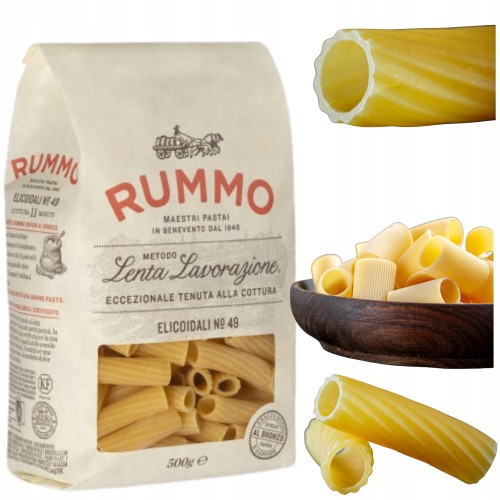 Przejdź do produktu Rummo Makaron Rurki Elicoidali no 49 Włoski Rurki Do Dań i Sałatek 500 g