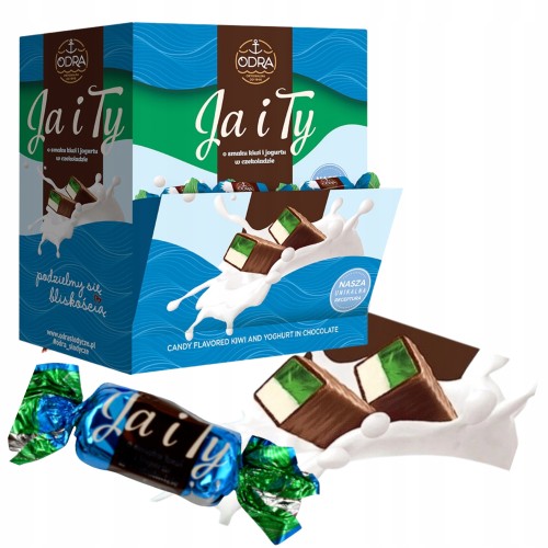 Przejdź do produktu Odra Cukierki Ja I Ty Delikatny Smak Kiwi I Jogurtu W Czekoladzie 3 kg
