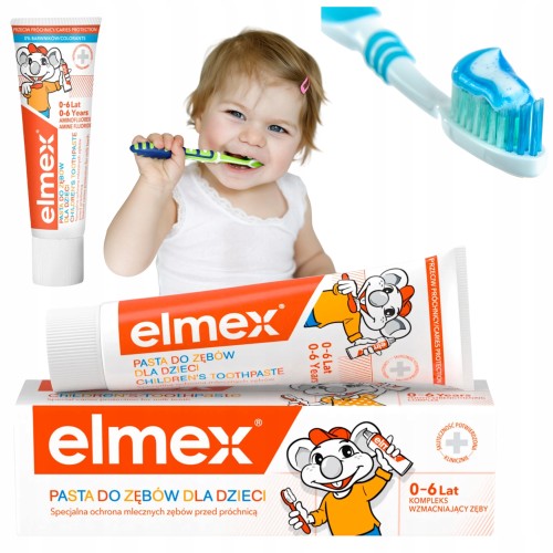 Przejdź do produktu Elmex Przeciw Próchnicy Pasta Do Zębów Dla Dzieci 0-6 lat 50 ml