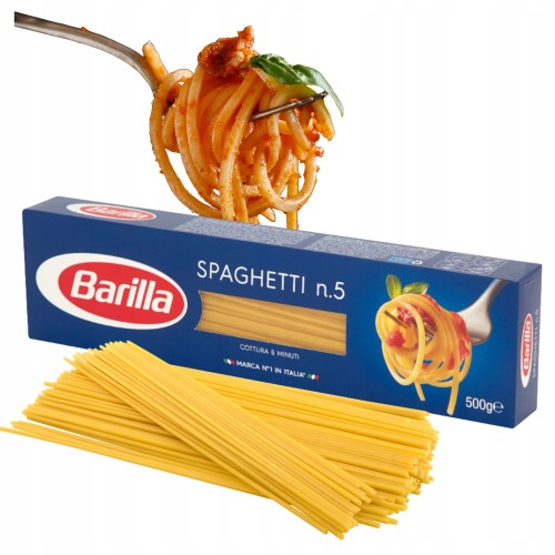 Przejdź do produktu Barilla Makaron Spaghetti nr 5 - 500 g 100% Semoliny z Pszenicy Durum