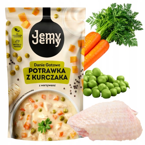 Przejdź do produktu Jemy Jemy DANIE GOTOWE POTRAWKA Z KURCZAKA Z WARZYWAMI 360G