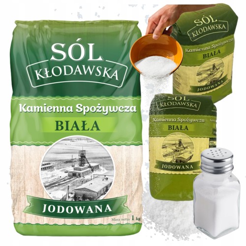 Przejdź do produktu Kłodawska Sól Spożywcza Jodowana Klasyka Kuchni W Najczystszej Postaci 1kg