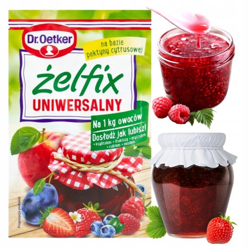 Przejdź do produktu Żelfix Dr. Oetker Uniwersalny Dodatek Żelujący Do Domowych Przetworów 20 G