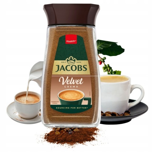 Przejdź do produktu Jacobs Velvet Kawa Rozpuszczalna O Aromatycznym Aksamitnym Smaku 100 g