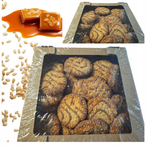 Przejdź do produktu Ciach Pol Ciastka Słodko Słony Sezam Kruche Duże Opakowanie 400g