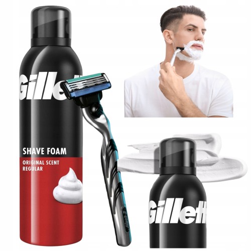 Przejdź do produktu Gillette Original Scent Pianka Golenie W Najprostszej Formie 200 ml
