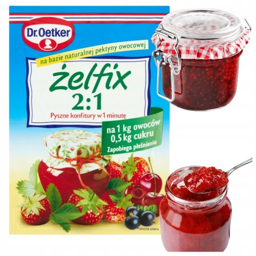 Przejdź do produktu Żelfix 2:1 Dr. Oetker Idealny Niezawodny Do Domowych Przetworów 40 g