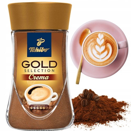 Przejdź do produktu Kawa Rozpuszczalna Tchibo Gold Selection Crema Aromatyczna Mielona 180 g