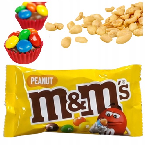 Przejdź do produktu Cukierki M&M's Drażetki Czekoladowe Orzechy M&M's Kultowy Smak 45 g