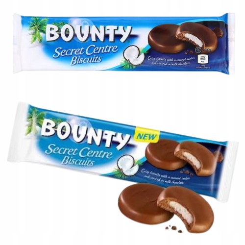 Przejdź do produktu Bounty Secret Centre Czekoladowe Ciastka Kokosowe Poczuj Smak Wakacji 132 g