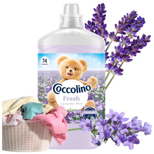 Przejdź do produktu Coccolino Fresh Lavender Mist Płyn do Płukania tkanin 1702 ml (74 prań)