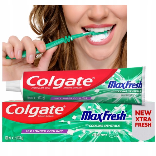 Przejdź do produktu Colgate Pasta Do zębów MaxFresh Clean Mint Codzienna Świeżość Oddechu 100ml