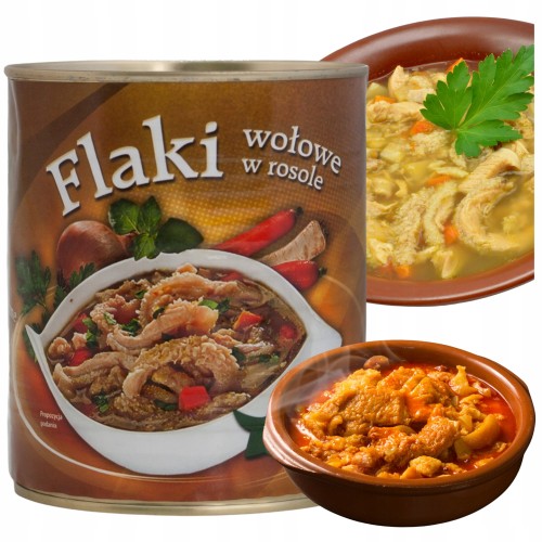Przejdź do produktu AMK Flaki Wołowe w Rosole Szybkie Smaczne Danie Gotowe Tradycyjne 800g