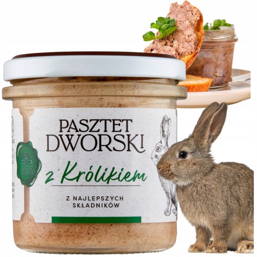Przejdź do produktu Profi Pasztet Dworski Z Królikiem Wyrazisty Smak Idealny Do Kanapek 130 g