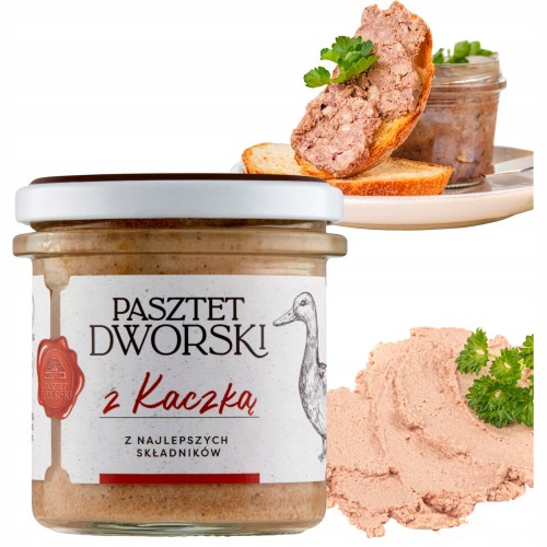 Przejdź do produktu Profi Pasztet Dworski Z Kaczką Wyjątkowy Pyszny Idealny Do Kanapek 130 g
