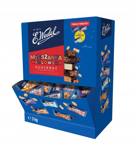 Przejdź do produktu Wedel Mieszanka Wedlowska Cukierki w czekoladzie 3 kg MIX Smaków