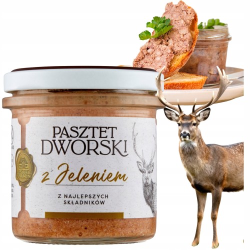 Przejdź do produktu Profi Pasztet Wieprzowo Drobiowy Z Dodatkiem Jelenia Bezglutenowy 130 g