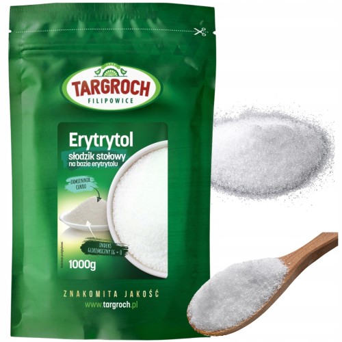 Przejdź do produktu Targroch KETO Erytrytol Naturalny Słodzik Bez Cukru Dietetyczny 1 kg