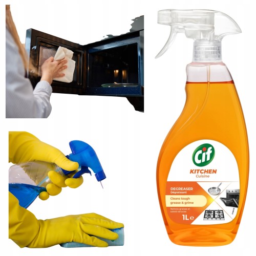Przejdź do produktu CIF KITCHEN DEGREASER Preparat do Czyszczenia Kuchni w Sprayu 1l