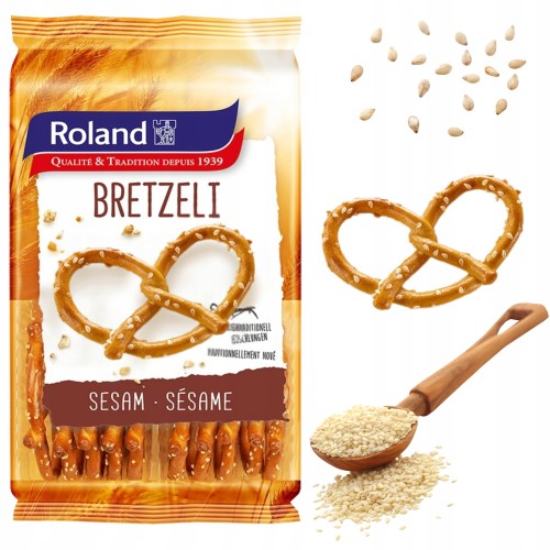 Przejdź do produktu Roland Bretzel Sezam Idealnie Wypieczone Znakomite Precelki 100g