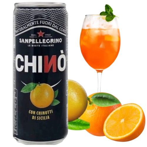 Przejdź do produktu Napój Gazowany Pomarańczowy Sanpellegrino Chino Orzeźwiający 330ml