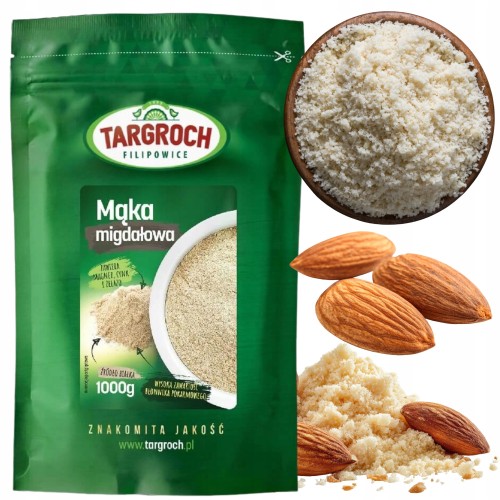 Przejdź do produktu Mąka Targroch Migdałowa Naturalna Uniwersalna do Ciast i Wypieków 1000 g