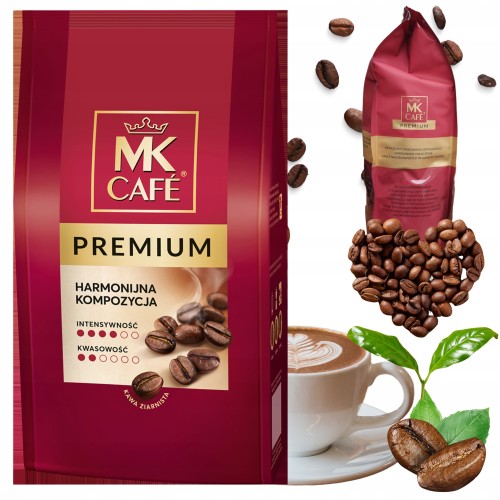 Przejdź do produktu MK Cafe Premium Kawa Ziarnista Arabica Aromat Który Budzi Dzień 500g