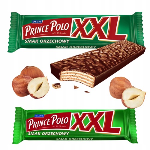 Przejdź do produktu Prince Polo Wafelek W Czekoladzie O Pysznym Smaku Orzechowym XXL 50g