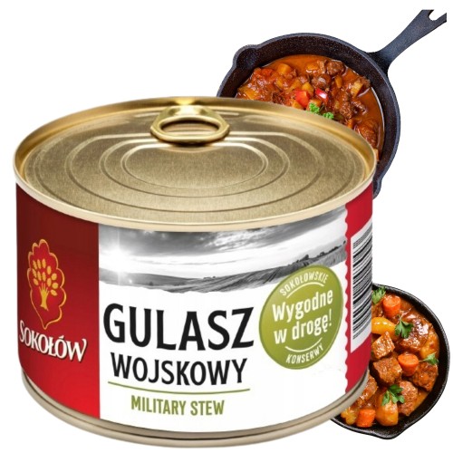 Przejdź do produktu Sokołów Wojskowa Konserwa Mięsna Idealna w Podróży 300 g