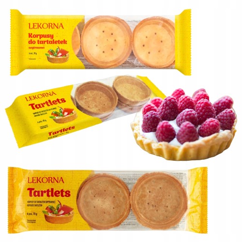 Przejdź do produktu Lekorna Korpusy Idealne Do Tartaletek Wytrawne 70g 6 sztuk