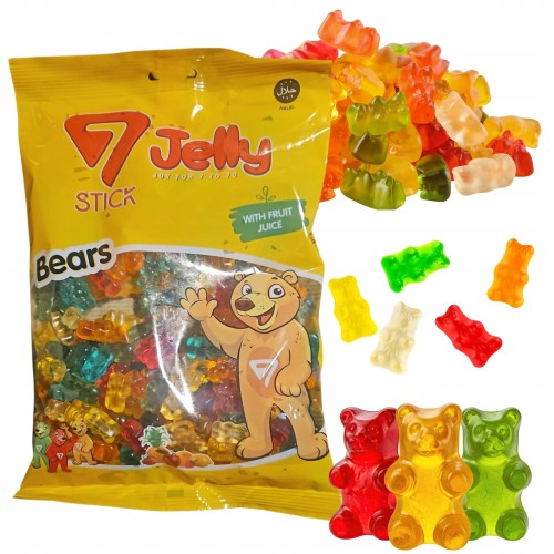 Przejdź do produktu Cukierki Roshen Jelly Żelki Galaretki Misie Owocowe Smaki 800g