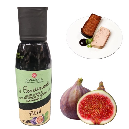 Przejdź do produktu Collitali Sos Dressing z Octu Balsamicznego o aromacie Figi 100ml