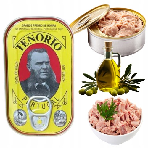 Przejdź do produktu Tenorio Płat Tuńczyka Premium W Oliwie Z Oliwek Idealny Do Sałatek 120 g