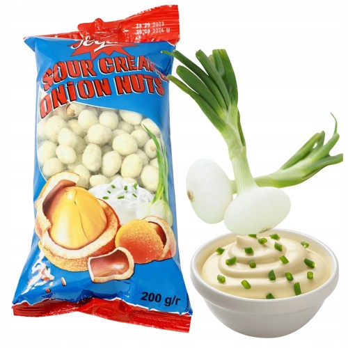 Przejdź do produktu Jega Chrupiace Orzeszki W Panierce Śmietana Cebula 200g