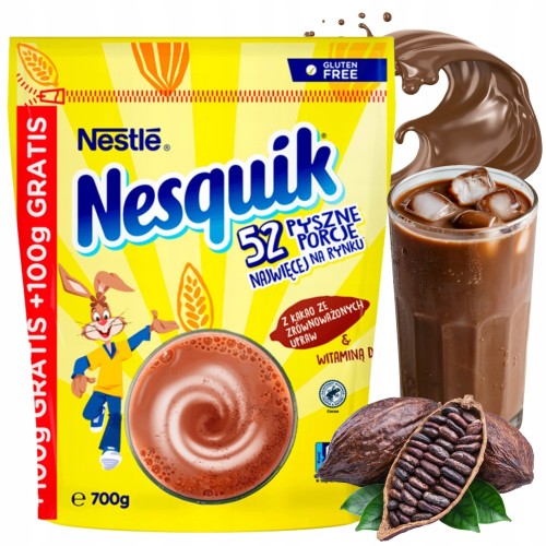 Przejdź do produktu Nesquik Pyszne Kakao Rozpuszczalne Idealne Na Śniadanie 700g XXL