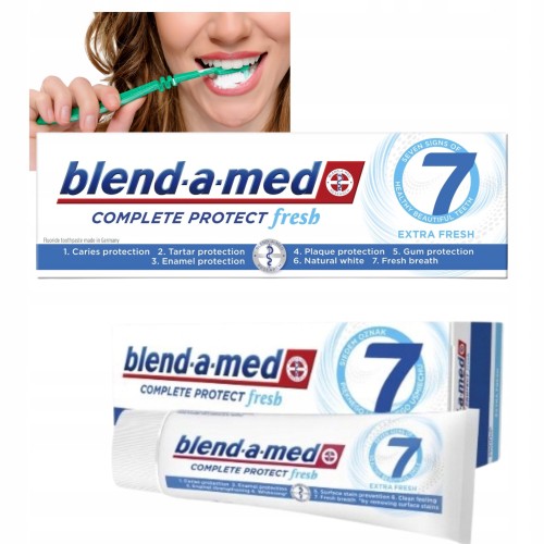 Przejdź do produktu Blendamed Pasta Do Zębów Complete Protect 7 Fresh Idealna Świeżość 75 ml