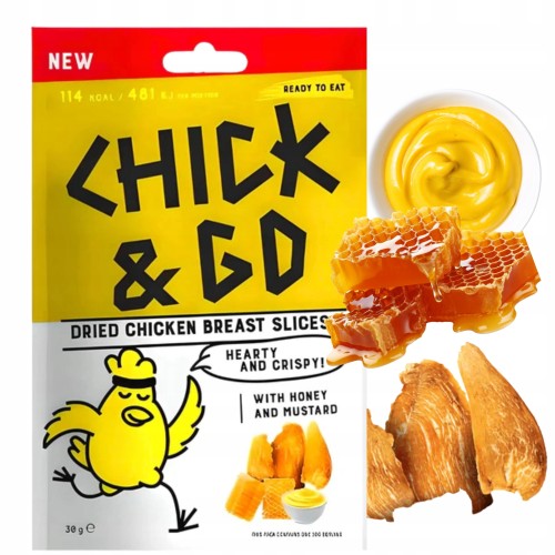 Przejdź do produktu Chick&Go Przekąska Smak Musztardy I Miodu Super Sprawdzi Się W Pracy 30g