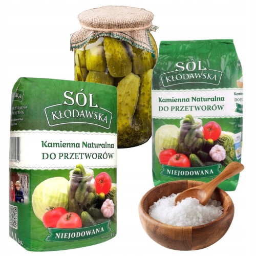 Przejdź do produktu Sól Kamienna Kopalnia Soli Kłodawa Kłodawska Niejodowana 1100g